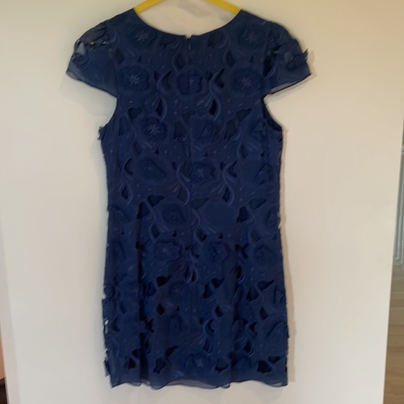 BCBG Floral Appliqué Mini Dress - Picture 2 of 6